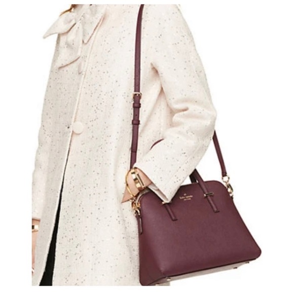 Kate Spade Cedar Street Maise Satchel - Mulled Wine - Picture 3 of 17